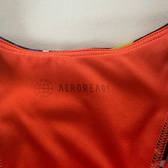 Adidas Women's Vibrant Patterned Sports Bra - Picture 8 of 10